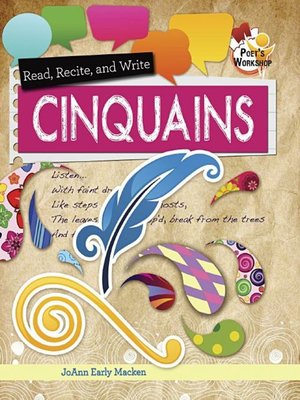 cover image of Read, Recite, and Write Cinquains